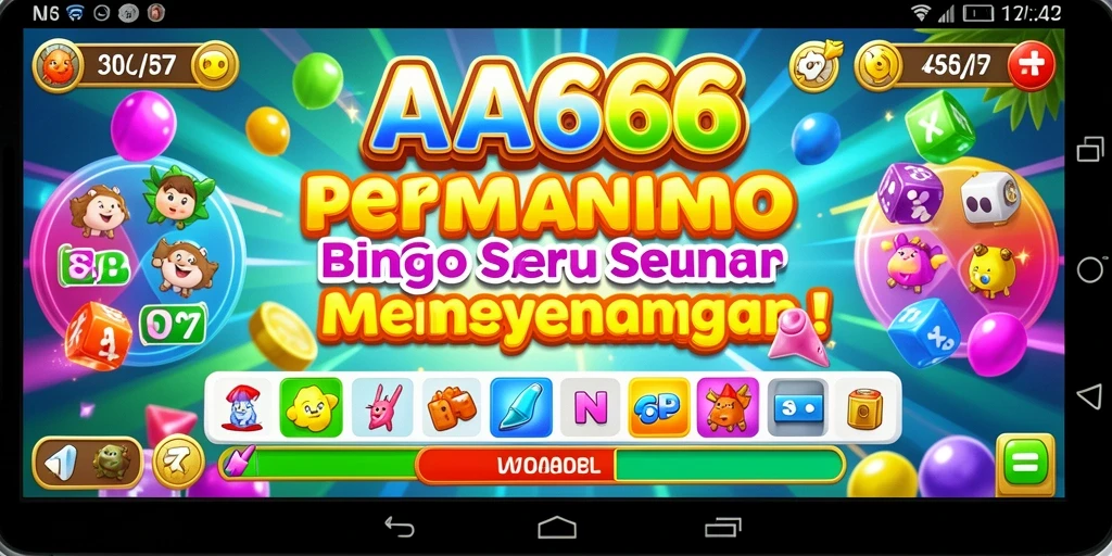 Tampilan gameplay Bingo yang menarik dan interaktif di AA666.