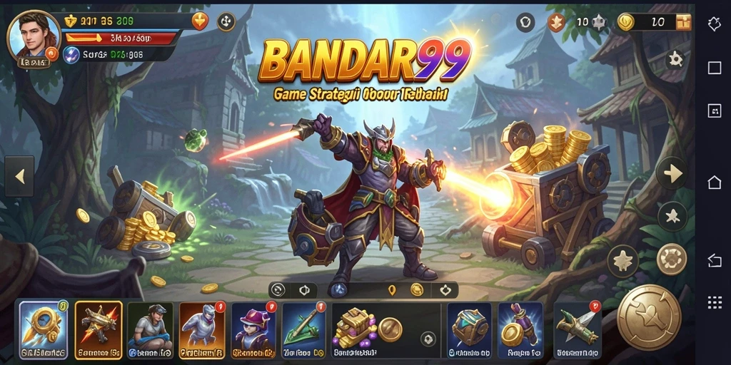 Tampilan gameplay menarik dari BANDAR99 dengan aksi SLG mengesankan.
