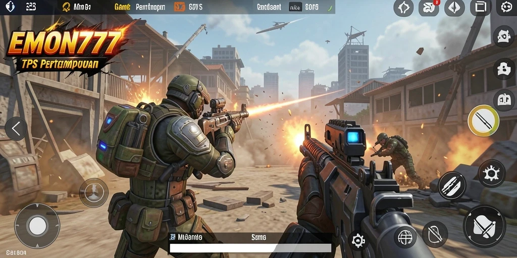 Tampilan gameplay EMON777 yang menegangkan dan seru.