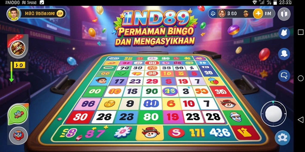 Tampilan seru permainan Bingo IND89 yang menegangkan.