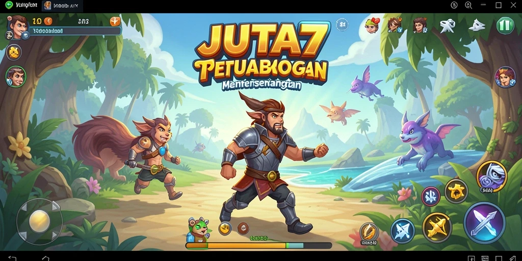 Gameplay JUTA7 yang imersif di dunia terbuka.