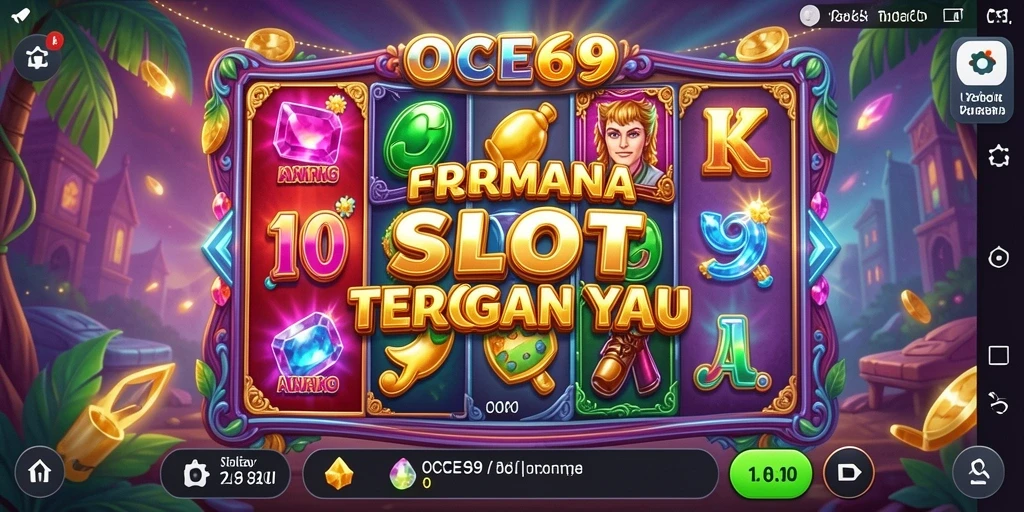 Tampilan gameplay menarik dari OCE69 yang penuh warna.