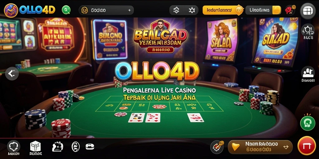 Tampilkan gameplay seru di OLLO4D dengan dealer langsung dan interaksi nyata.