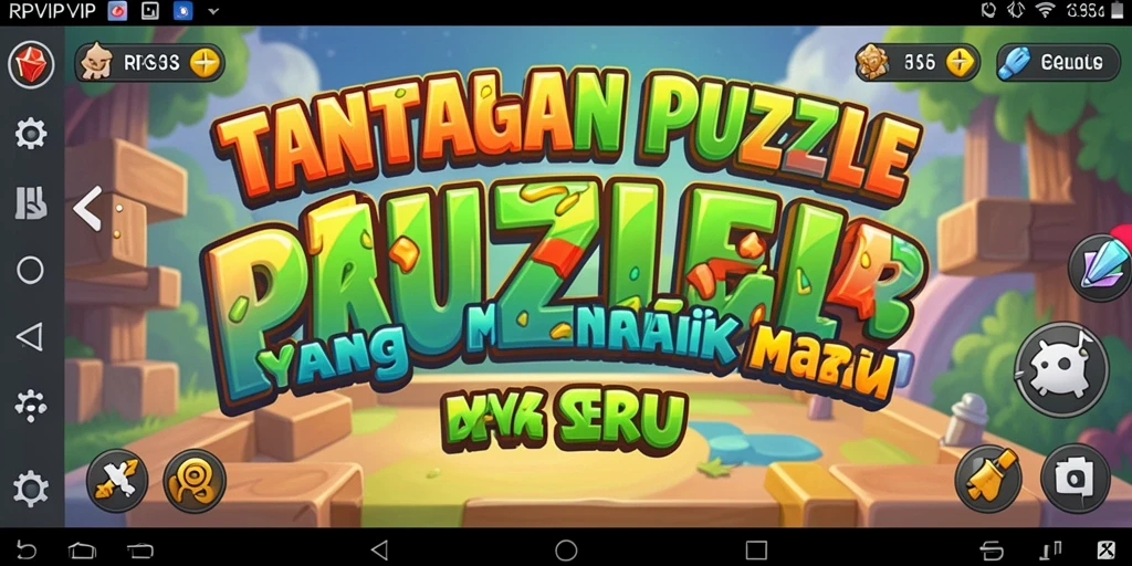 Screenshot gameplay dari RPVIP2 menunjukkan tantangan puzzle yang seru.