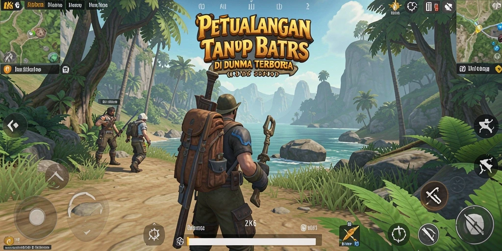 Gameplay seru di dunia terbuka ZK6 yang menantang.